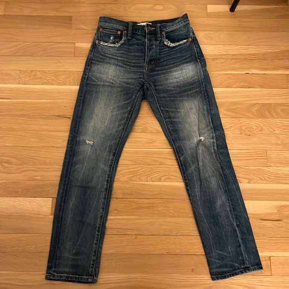 Madewell high rise straightleg nwot. Fit like a size 25 - Picture 1 of 3
